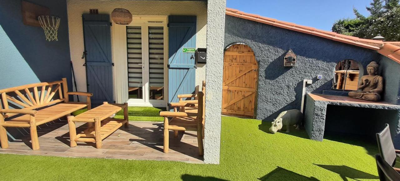 Superbe appartement classé 4étoiles* RDC idéalement situé Le Boulou Exterior foto